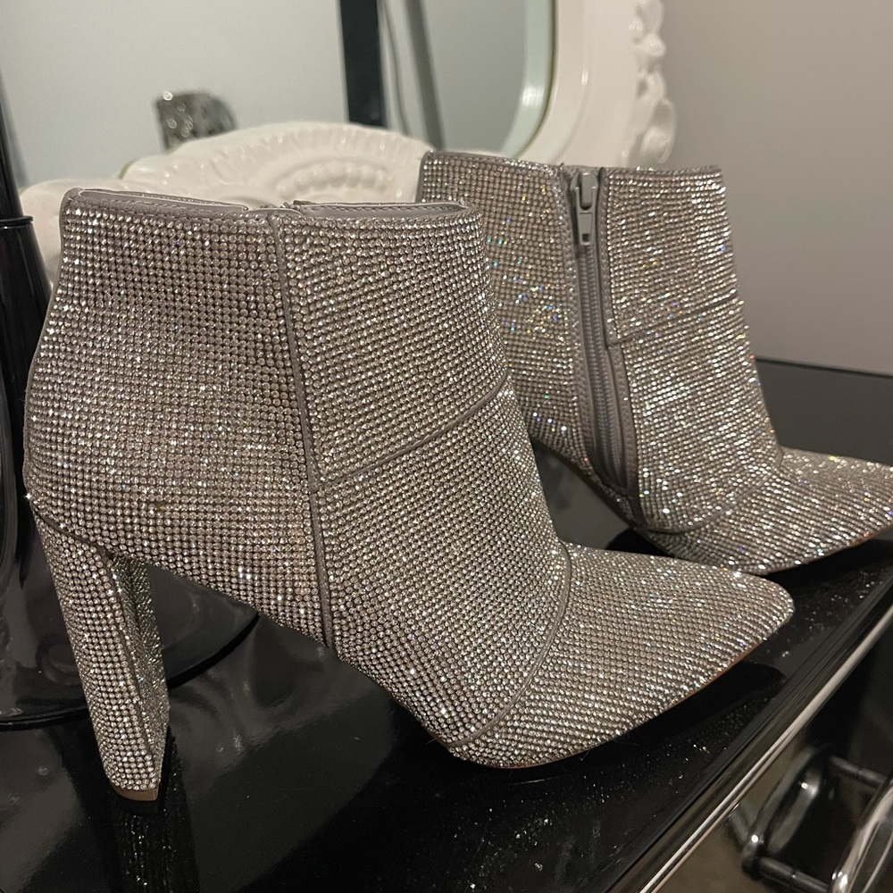 Steve Madden Rhinestone Booties